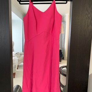 Giorgio Armani Pink Silk Cocktail Dress Size 6